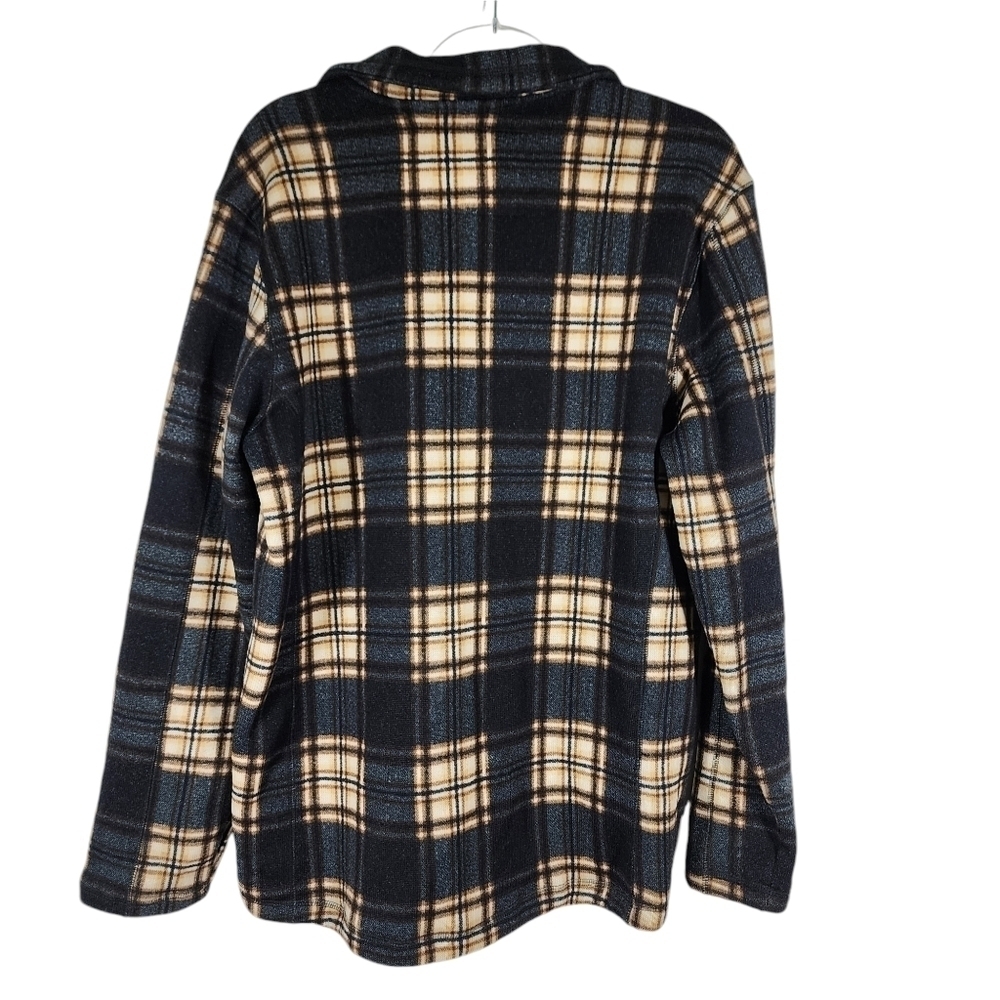 POWDER RIVER OUTFITTERS PLAID HALF ZIP PULLOVER - Picture 6 of 11